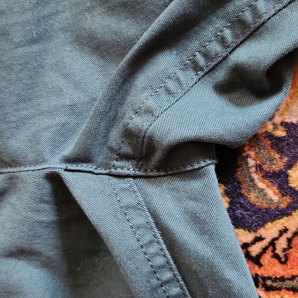 J. Crew High Rise Girlfriend Chino 4 Dark Teal - Picture 9 of 14